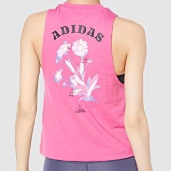 NWT Adidas Bloom Knotted Tank (Large) - Picture 2 of 7